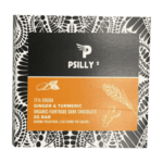 Psilly - Dark Chocolate Bar - Ginger & Turmeric | Shroom Store Canada