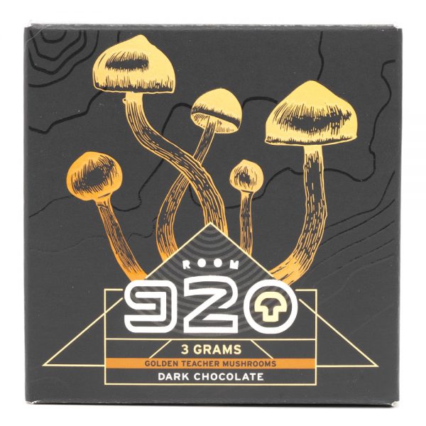 Room 920 – Mushroom Chocolate Bar - Dark Chocolate - 3 Grams | Shroom Store Canada