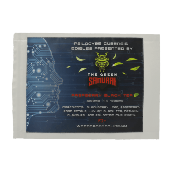 The Green Samurai - Raspberry Black Tea - 1000mg | Shroom Store Canada
