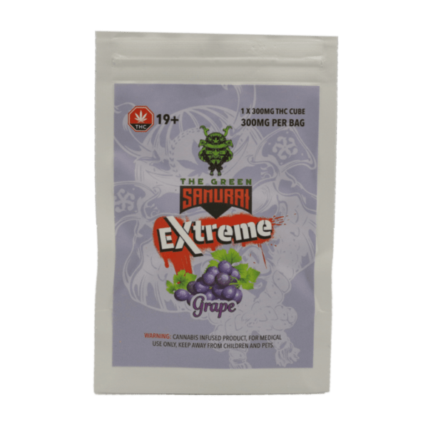 Green Samurai Extreme - Grape Gummy 300mg THC | Shroom Store Canada