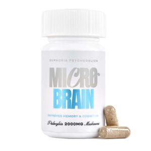 Euphoria Psychedelics – Micro Brain Capsules - (100mg X 20 Capsules) | Shroom Store Canada