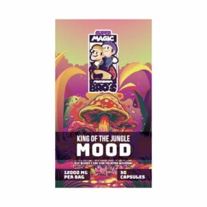 Super Magic Mushroom Bro’s - King of the Jungle MOOD - 400MG Capsules | Shroom Store Canada