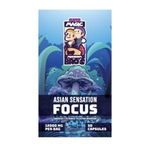 Super Magic Mushroom Bro’s - Asian Sensation FOCUS - 400MG Capsules | Shroom Store Canada